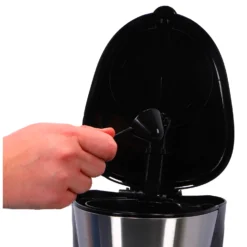 Inventum Koffiezetter 1.25l Zwart/rvs 10 Kopjes -Aanbiedingen Keuken Slim Winkel 101 0855 4 1