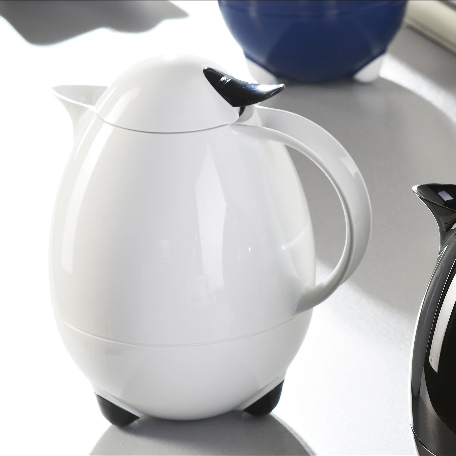 Leifheit Columbus Thermoskan 1.0 L Wit 6 Leifheit Columbus Thermoskan 1.0 L Wit - Afbeelding 4