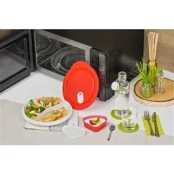 Rotho Magnetronbord Diep 1 L MICROPapaya Rood -Aanbiedingen Keuken Slim Winkel 101 1721 3 1