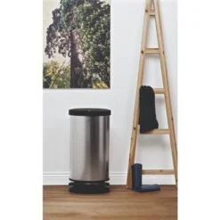 Pedaalemmer Afvalbak 30 L Zilver Metallic Rotho -Aanbiedingen Keuken Slim Winkel 101 2099 3 1