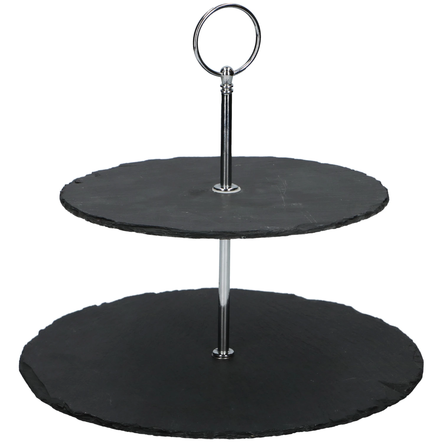 Alpina Etagère 2 Laags Leisteen 25 X 24 Cm 3 Alpina Etagère 2 Laags Leisteen 25 X 24 Cm