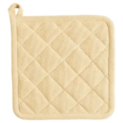 Linen & More Indi Pannenlap Pampas Geel 20x20 Cm