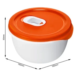 Rotho Magnetronschaal 0,8 L MICRO Papaya Rood -Aanbiedingen Keuken Slim Winkel 101 2831 1 1