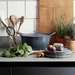 Cuisinox Gietijzeren Braadpan Ø24 Cm Denim Blue 6 Cuisinox Gietijzeren Braadpan Ø24 Cm Denim Blue -Aanbiedingen Keuken Slim Winkel 101 3231 2 1