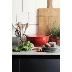 Cuisinox Gietijzeren Braadpan Ø29 Ovaal Volcan Rood Geëmailleerd 6 Cuisinox Gietijzeren Braadpan Ø29 Ovaal Volcan Rood Geëmailleerd -Aanbiedingen Keuken Slim Winkel 101 3279 2 1 1