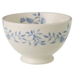 Royal Boch Fleurs Bleues Kom Met Voet 11 Cm Decor