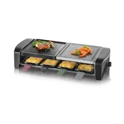 Severin Gourmet En Raclette-grill MetNatuurgrillsteen 8-persoons RG 9645 -Aanbiedingen Keuken Slim Winkel 101 3699 4 1