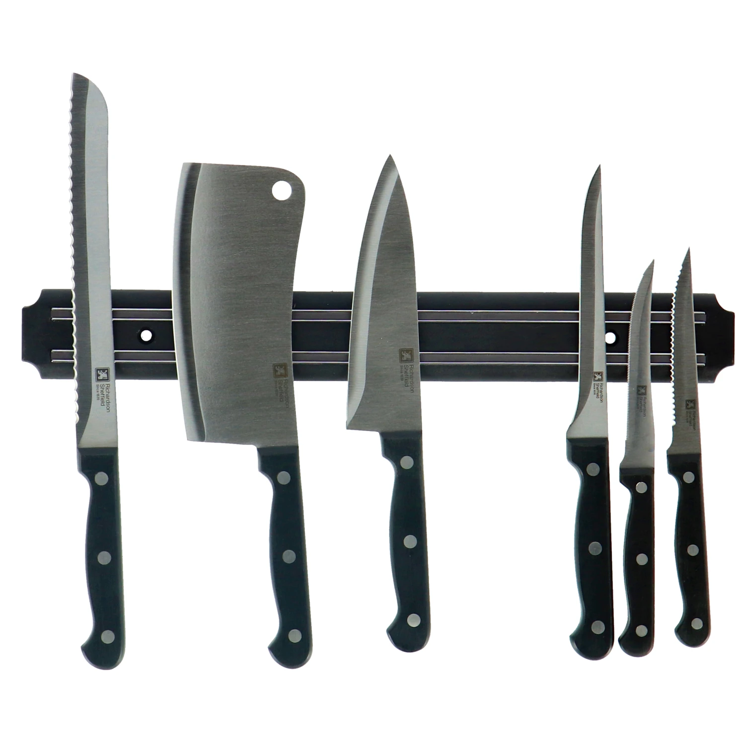 Richardson Sheffield Artisan Messenhouder Magneetstrip 38 Cm Zwart 6 Richardson Sheffield Artisan Messenhouder Magneetstrip 38 Cm Zwart - Afbeelding 4