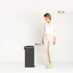 Brabantia Newicon Pedaalemmer 30 L Mat Zwart -Aanbiedingen Keuken Slim Winkel 101 4540 3 1