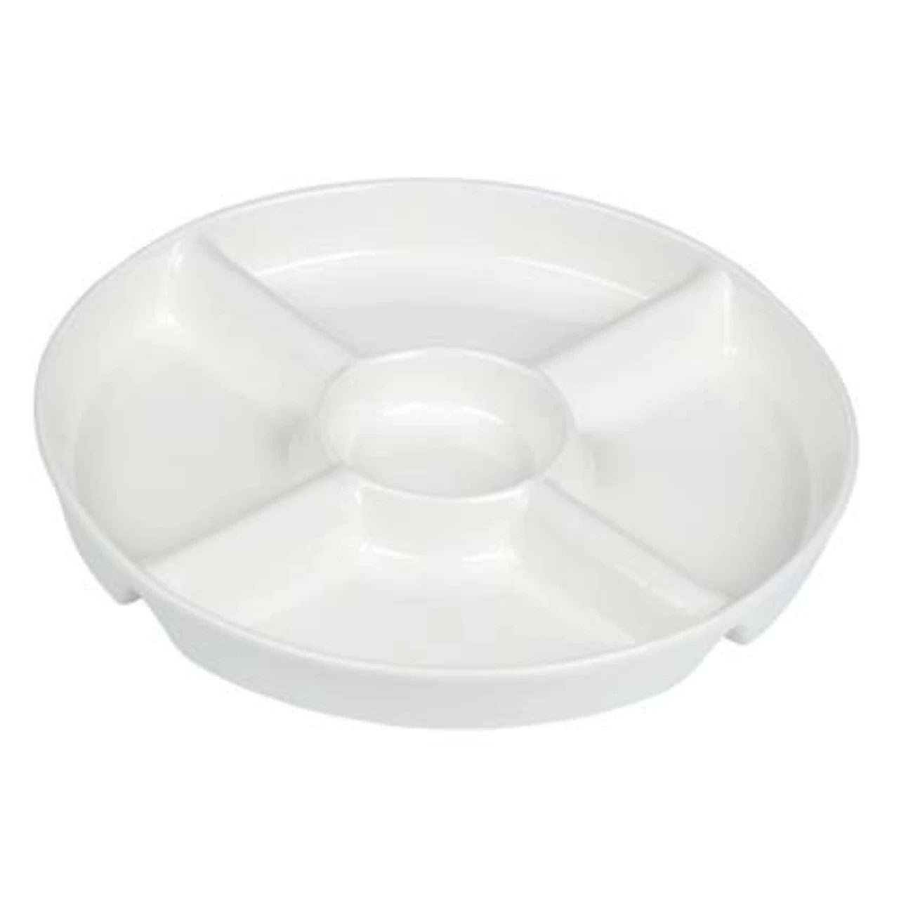 Alpina Snackschaal 5 Vaks Keramiek Wit 3 Alpina Snackschaal 5 Vaks Keramiek Wit