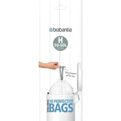 Brabantia PerfectFit Afvalzakken H 50-60 L 10 Stuks -Aanbiedingen Keuken Slim Winkel 101 6784 5 1
