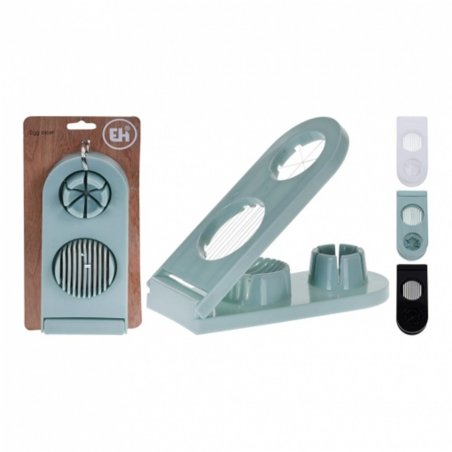 Excellent Houseware Dubbele Eiersnijder 3 Assorti 5 Excellent Houseware Dubbele Eiersnijder 3 Assorti - Afbeelding 3