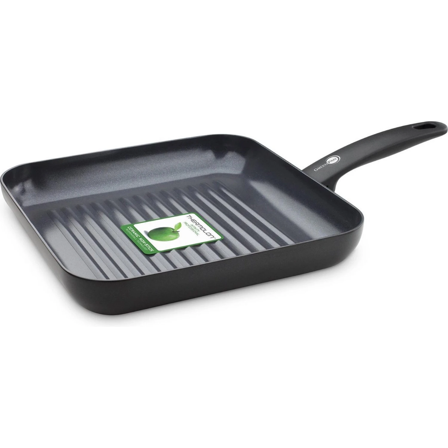 GreenPan Cambridge Black Grillpan Ø28 Cm (voor Alle Warmtebronnen) 3 GreenPan Cambridge Black Grillpan Ø28 Cm (voor Alle Warmtebronnen)