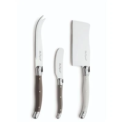 Lou Laguiole Traditioneel Houten Kaasmessen3-delig 4 Lou Laguiole Traditioneel Houten Kaasmessen3-delig - Afbeelding 2