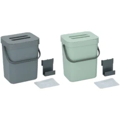 Prullenbak Assorti 3 Liter 2 Assorti -Aanbiedingen Keuken Slim Winkel 101 9183 1