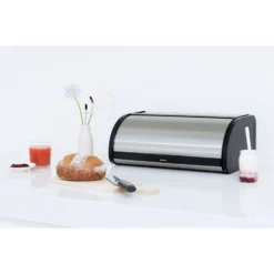 Brabantia Broodtrommel Met Schuifdeksel Mat Staal -Aanbiedingen Keuken Slim Winkel 101 9445 5 1