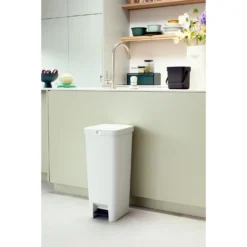 Brabantia StepUp Pedaalemmer 40 Liter Light Grey -Aanbiedingen Keuken Slim Winkel 102 0009 3 1
