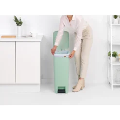 Brabantia StepUp Pedaalemmer 40 Liter Jade Groen -Aanbiedingen Keuken Slim Winkel 102 0108 5 1