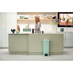 Brabantia StepUp Pedaalemmer 40 Liter Jade Groen -Aanbiedingen Keuken Slim Winkel 102 0108 6 1