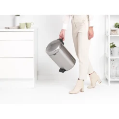 Brabantia Newicon Pedaalemmer 12 L Mat Staal -Aanbiedingen Keuken Slim Winkel 102 1204 5 1