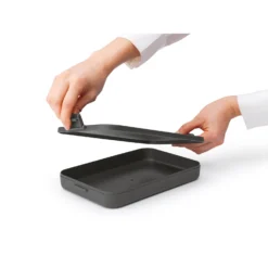 Brabantia Make & Take Lunchbox Plat Donkergrijs -Aanbiedingen Keuken Slim Winkel 102 2704 4 1