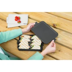 Brabantia Make & Take Lunchbox Plat Donkergrijs -Aanbiedingen Keuken Slim Winkel 102 2704 6 1