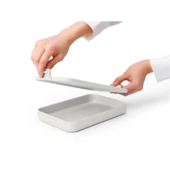 Brabantia Make & Take Lunchbox Plat Lichtgrijs -Aanbiedingen Keuken Slim Winkel 102 2841 3 1