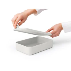Brabantia Make & Take Lunchbox Groot Lichtgrijs -Aanbiedingen Keuken Slim Winkel 102 3121 3 1