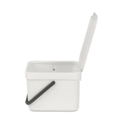 Brabantia Sort & Go Afvalemmer 6 Liter Light Grey -Aanbiedingen Keuken Slim Winkel 102 3267 2 1