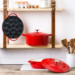 BK Bourgogne Braadpan Ø28 Cm Chili Red 7 BK Bourgogne Braadpan Ø28 Cm Chili Red -Aanbiedingen Keuken Slim Winkel 102 4571 3 1 1
