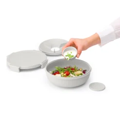 Brabantia Make En Take Salade Lunchkom 1,3 Liter Lichtgrijs -Aanbiedingen Keuken Slim Winkel 102 6368 3 1