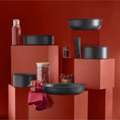 Tefal Set 3-delig (koekenpan 24/28 + Handgreep) -Aanbiedingen Keuken Slim Winkel 102 6389 7 1