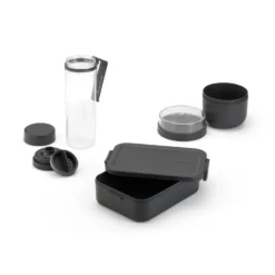 Brabantia Make En Take Ontbijt En Lunchset Dark Grey