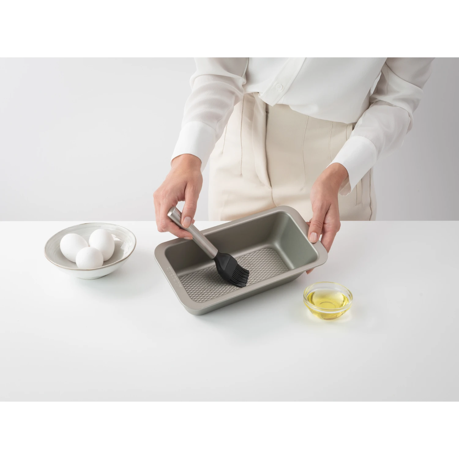 Brabantia Profile Bakborstel Siliconen RVS 6 Brabantia Profile Bakborstel Siliconen RVS - Afbeelding 4