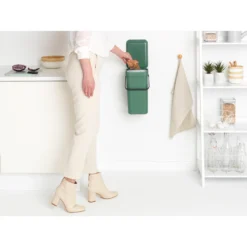 Brabantia Sort & Go Afvalemmer 12 L Fir Groen -Aanbiedingen Keuken Slim Winkel 102 9803 5 1