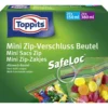 Toppits Safeloc Mini Zip-Zakjes 150 Ml + 380ml 40 Stuks -Aanbiedingen Keuken Slim Winkel 103 1729 1
