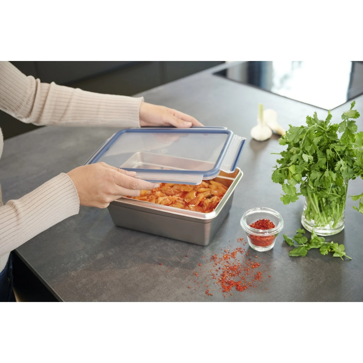 Tefal Masterseal RVS Vershouddoos Rechthoek 3.0 L 6 Tefal Masterseal RVS Vershouddoos Rechthoek 3.0 L - Afbeelding 4