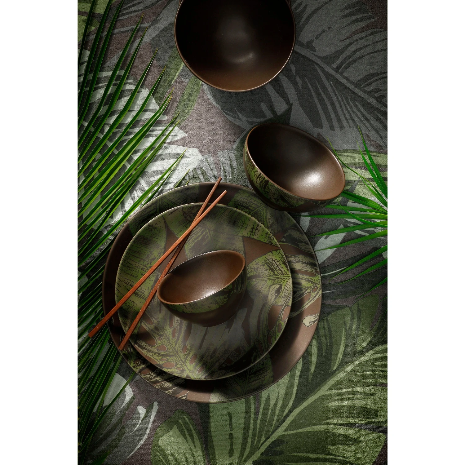 Bord 21 Cm Jungle Aurora 5 Bord 21 Cm Jungle Aurora - Afbeelding 3