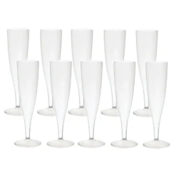 Duni Champagneglazen Crystallo Plastic 10 Stuks -Aanbiedingen Keuken Slim Winkel 105 0145 3 1