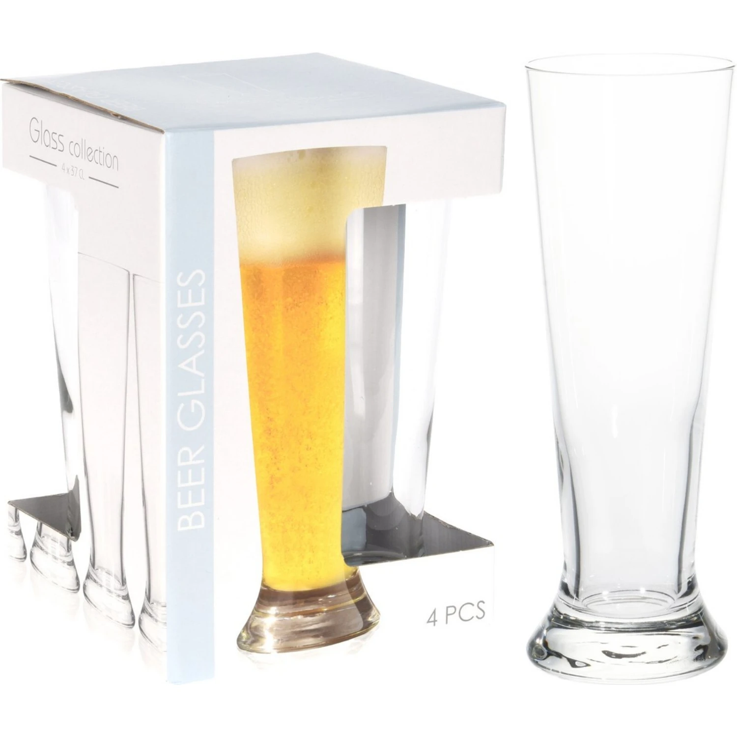 Bierglas 370 Ml Set 4 Stuks 5 Bierglas 370 Ml Set 4 Stuks - Afbeelding 3