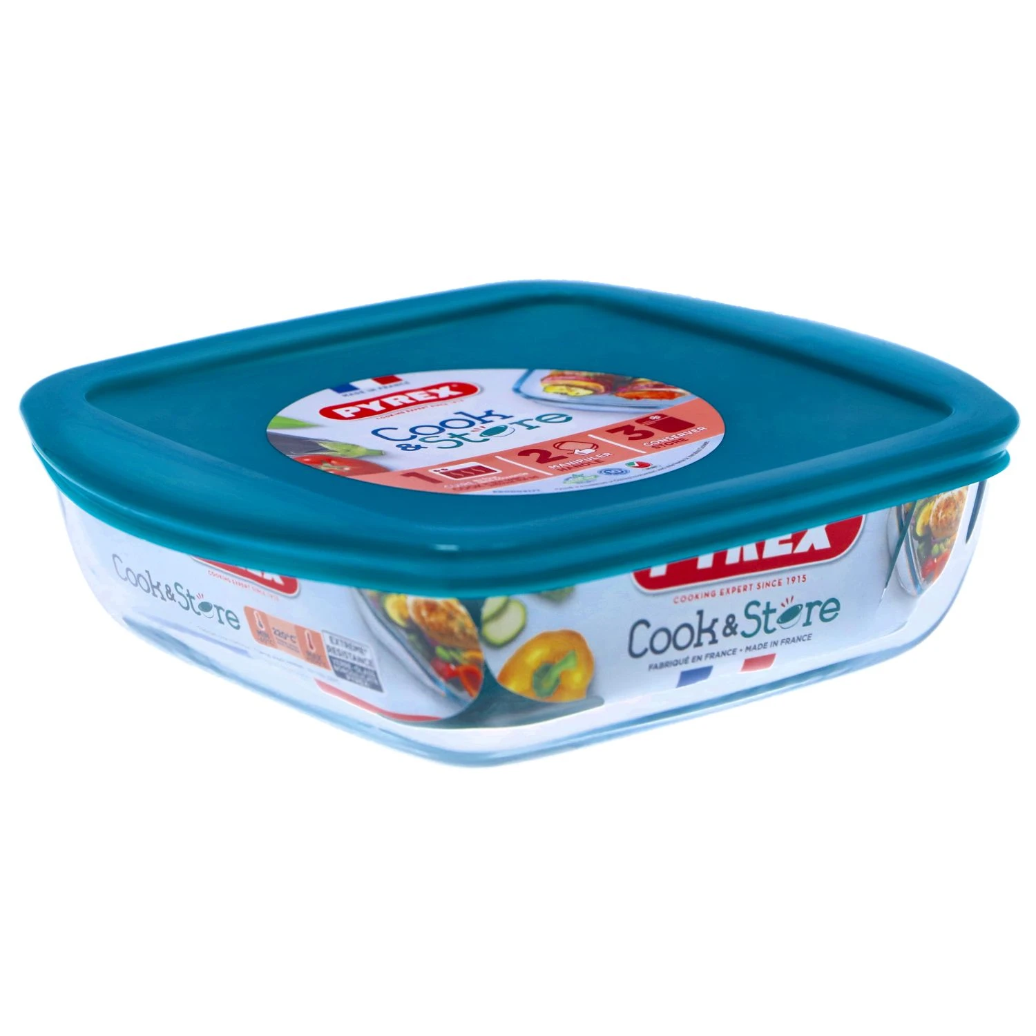 Pyrex Cook En Store 1L Met Deksel 4 Pyrex Cook En Store 1L Met Deksel - Afbeelding 2