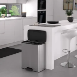 Curver Decobin 65L Rechthoek Zilver Metallic -Aanbiedingen Keuken Slim Winkel 141 1001 4 1