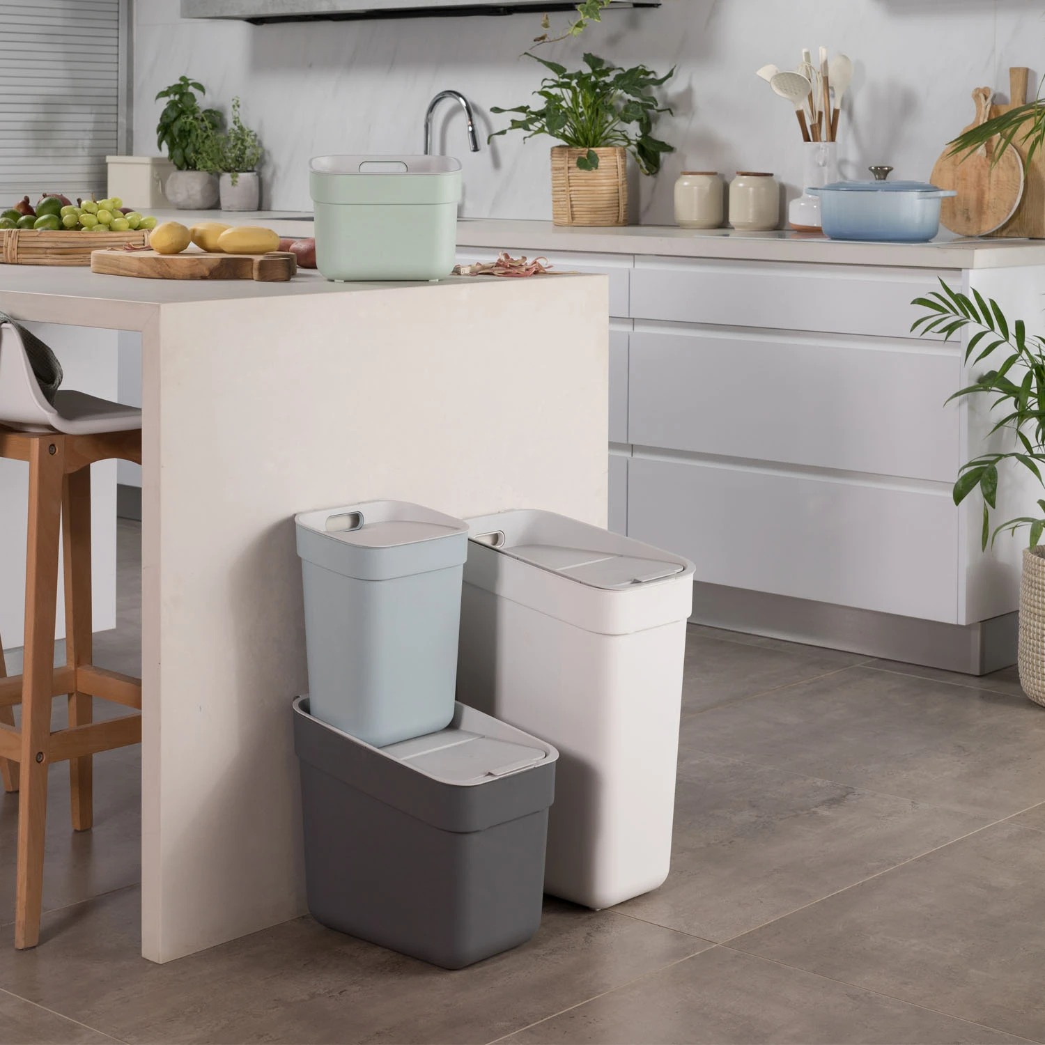 Curver Ready To Collect 10L Grijs 7 Curver Ready To Collect 10L Grijs - Afbeelding 5