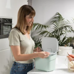 Curver Ready To Collect GFT 5L Blauw/Grijs -Aanbiedingen Keuken Slim Winkel 141 1950 5 1