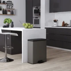 Curver Decobin 65L Rechthoek Cool Grey -Aanbiedingen Keuken Slim Winkel 141 2019 5 1
