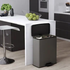 Curver Decobin Duo 26L/26L Cool Grey -Aanbiedingen Keuken Slim Winkel 141 2030 5 1