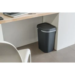 Curver Mistral Afvalbak Flat 25L Antraciet -Aanbiedingen Keuken Slim Winkel 141 2549 5 1