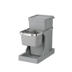 Eko Afvalemmer 20+4l Grijs Deco Inbouw