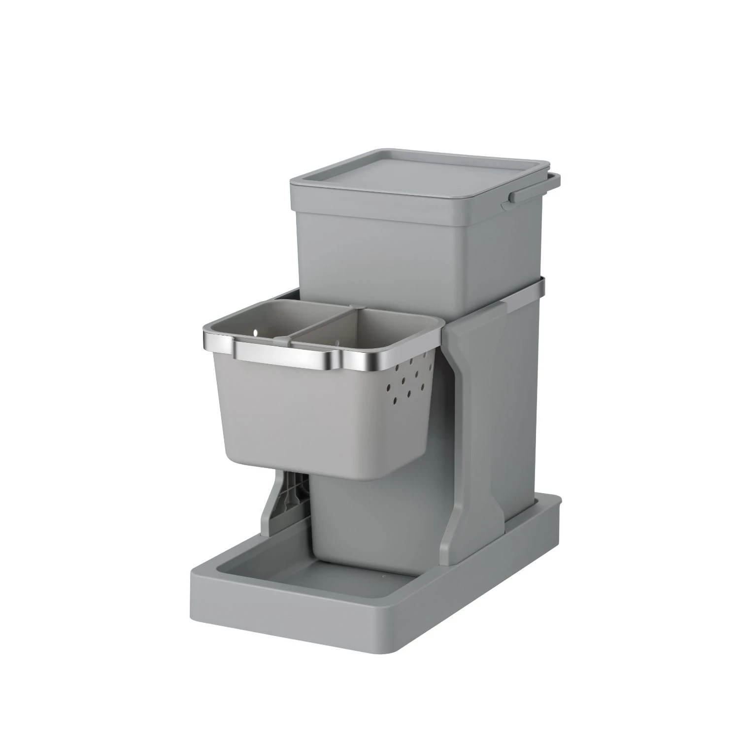 Eko Afvalemmer 20+4l Grijs Deco Inbouw 3 Eko Afvalemmer 20+4l Grijs Deco Inbouw