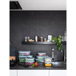 Curver Smart Fresh Eco Vershoudbakje Recht Hoekig 0,7L -Aanbiedingen Keuken Slim Winkel 141 4063 4 1